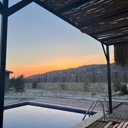 Great Sea And Pool View Mountain House In Kalkan